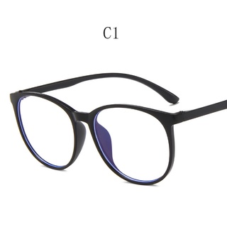 Cara redonda grande cara era delgada Anti-azul gafas marco se puede equipar con miopía femenina transparente (6)