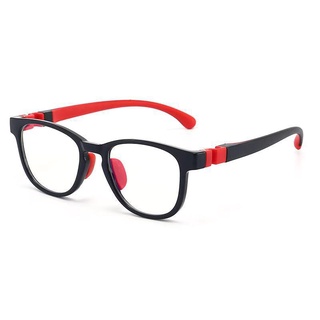 Nuevas gafas anti-azules para niños, gafas Lisas para hombres y mujeres, fabricante de montura suave de doble inyección de silicona para gafas