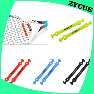 [zycue] Set De 2 pzas/Dampeners De vibración/calentadores De silicona Para zapatos De raqueta De tenis/accesorios Squash-4 colores (6)