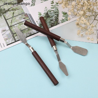 Orangemango 3Pcs/set Painting Palette Knife Spatula Mixing Paint Stainless Steel Art knife CO