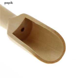 [pepik] cucharas de madera en polvo de sal en polvo para baño, ducha, sales de baño, detergente para ropa [pepik] (1)