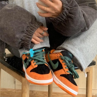 SB Low sneakers dunk Ceramic black orange low-top shoes for men and women sb retro couple casual shoes sports shoes