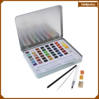 36/48 colores acuarela pinturas con pincel para dibujar pintura kits de arte (2)