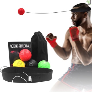 pelotas reflectantes de boxeo con banda de cabezal fitness entrenamiento entrenamiento cjto