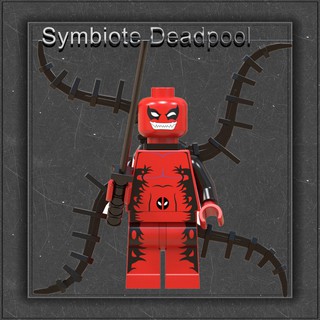 symbiote deadpool anti veneno compatible con legoing minifigures marvel vengadores endgame bloques de construcción juguetes de bebé para niños (8)
