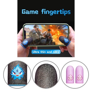 [Hunhud] Sweat-proof Finger Sleeve E-sports Soft Gaming Thumb Gloves Frictionless for Gamers
