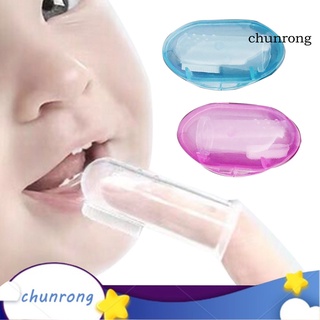 CR-Cepillo De Dientes Dedo Suave Para Bebés/Dental Para Cuidado De Limpieza Con Caja (1)