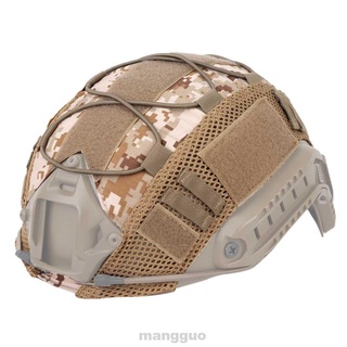 Cubierta del casco al aire libre de Nylon foto Prop Paintball Wargame Gear para rápido PJ