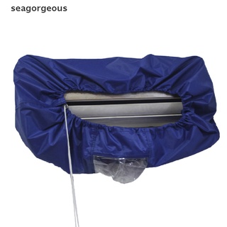 Sgmy 1Pc aire acondicionado impermeable limpieza cubierta de lavado de polvo Protector de gelatina