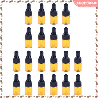 20 pzs Mini botella De vidrio con cuentagotas Para Cosméticos/maquillaje Líquido