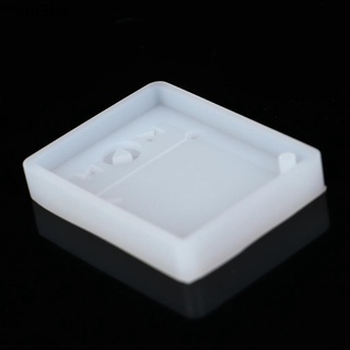 [piq302] Molde para reproductor de resina epoxi súper brillante, diseño de llavero, molde de silicona, manualidades, manualidades