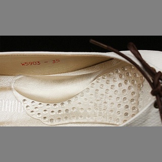 [claec] almohadillas de gel de apoyo ortopédico de pies planos para zapatos de silicona antideslizante, cojín [claec]