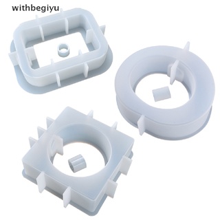 [withb] molde de silicona para maceta de arcilla, diseño de tubo de prueba, bricolaje, decoración del hogar, resina epoxi.
