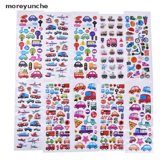 moreyunche 2pcs dibujos animados burbujas pegatinas diario transporte cuaderno etiqueta etiqueta decoración co