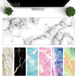 CLEVER Home Office Mice Mat Large Desk Cushion Mouse Pad Laptop Marble Grain Rubber Gaming Modern Keyboard/Multicolor