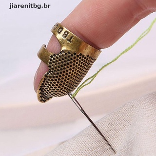 Jia - anillo Protector de dedo para coser, Metal, Metal, dedal.