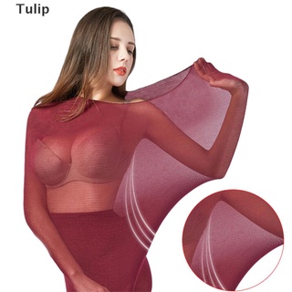 tulip| ropa interior térmica de invierno caliente conjunto largo johns sin costuras térmica ropa interior caliente caliente