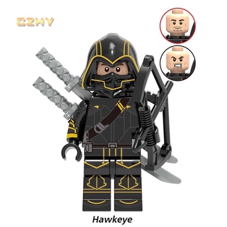 Hawkeye figura vengadores Lego minifiguras bloques de construcción juguete Clint Barton Goliath Ronin juguetes educativos (7)