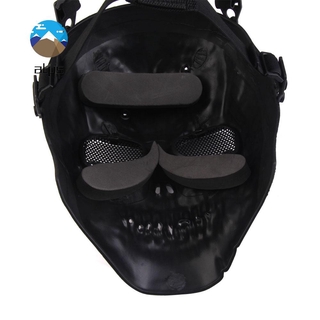 Máscara De cara completa De Esqueleto Airsoft Paintball De la Guerra (5)