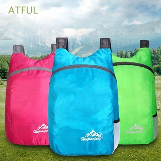 atful 20l ligero packable mochila de viaje al aire libre daypack plegable práctico bolsa ultraligera 8 colores plegable nano impermeable hombres mujeres daypacks/multicolor