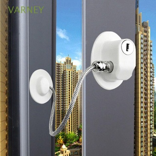 VARNEY Practical Window Restrictor Wardrobe Punch-free Baby Safety Lock Protection Baby Prevent Children Falling Refrigerator Toilet Plastic Kids Child Security Lock/Multicolor