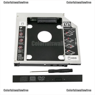 Corfulswow disco duro Hdd Caddy Sata 12.7mm Universal 2nd Para Cd/Dvd-Rom Óptica Bay us Belle