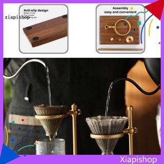 Xps soporte de gotero de café duradero titular de goteo de café con Base de madera soporte Simple montaje para el hogar