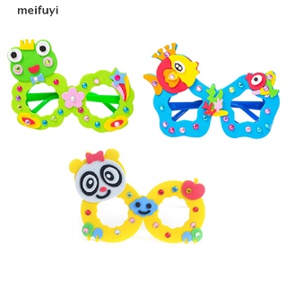 [meifuyi] dibujos animados eva pegatina gafas diy artesanía jardín de infantes juguetes educativos niños regalo 439co