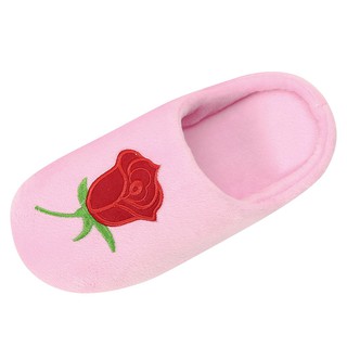pantuflas para hombre y mujer de flores/zapato antideslizante para el invierno ambiente interior (2)