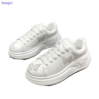 Mcqueen pequeños zapatos blancos femeninos de suela plana estudiante zapatos deportivos mujer 2021 nuevo suela gruesa zapatos casuales mujer salvaje solo zapatos (1)