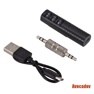 AVOCA 3.5mm Jack Audio MP3 música Bluetooth receptor coche Kit adaptador inalámbrico Ca (2)