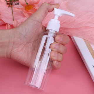 [linshan] dispensador de 100 ml de viaje atomizador de plástico transparente vacío pequeña botella de spray al azar [caliente] (5)