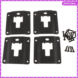 4 pcs Truck Bed Cargo Tie Down Brackets Plates for Ford F150 Replacement