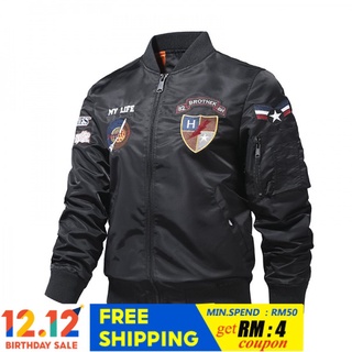 Más el tamaño de MA1 militar chaqueta de los hombres piloto bombardero chaqueta rompevientos militar táctico Outwear chaquetas cGnb