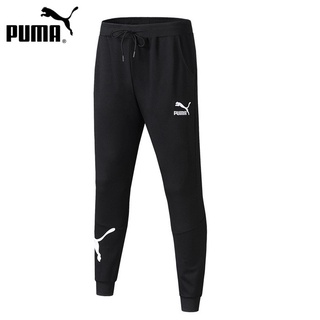 puma 100% original pantalones hombres negro impreso deportes casual pantalones de gran tamaño