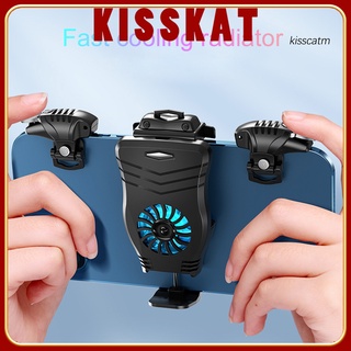 kiss-yx 1 par de controlador de juego portátil plug play compacto móvil joystick gatillo gamepad para juegos