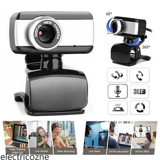 HD USB 2.0 Zom Webcam With Microphone Video Chat Webcam Suitable For Computer Desktop Computer Peripheral Accessories