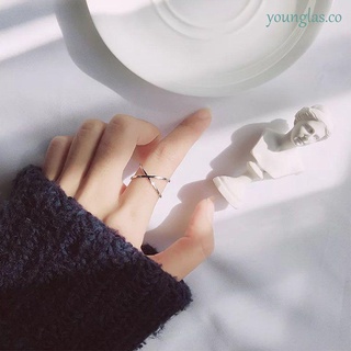 younglas más nuevo anillo de dedo de boda joyería pulgar anillo diseño de moda fiesta bohemia signo ajustable accesorios de moda/multicolor