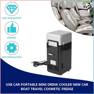 3 colores ABS 194*90*90 mm ahorro de energía y ecológico 5V 10W USB coche portátil Mini bebida enfriador coche barco viaje cosméticos nevera