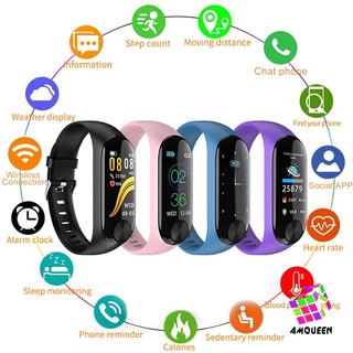 amqueen y10 bluetooth 4.0 smart touch impermeable recargable pulsera fitness tracker