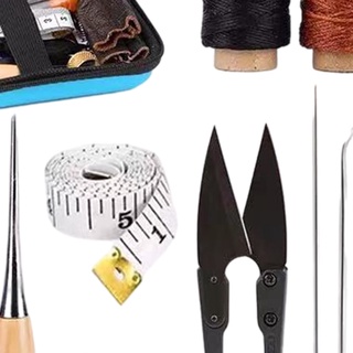 herramientas de artesanía de cuero, costura a mano, cuero, bricolaje, estampado, kit de trabajo