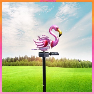 [KLOWARE2] Flamingo estatuas Solar LED jardín estaca luces paisaje lámpara adorno decoración (1)