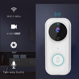 wifi video timbre inteligente 1080p hd wifi cámara de seguridad visión nocturna