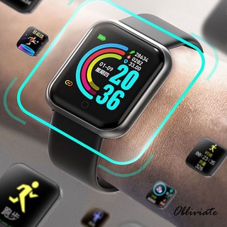 Y68 Reloj Inteligente Bluetooth Pulsera De Ritmo Cardíaco Presión Arterial D20s Deportes Gimnasio Pantalla A Color Relojes