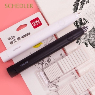 schedler boceto borrador eléctrico pintura suministros escolares papelería oficina recarga lápiz de goma automático niño regalo corrección suministros