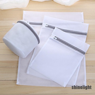 [Shinelight] bolsas de malla para ropa de viaje, red de almacenamiento con cremallera, sujetador de lavado, ropa interior