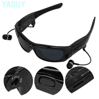 Yaouy gafas de cámara 1080P HD Chip PC doble lente a prueba de desgaste gafas de sol de ciclismo para deporte al aire libre