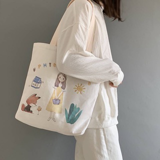 Las mujeres de lona Eco reutilizable bolsas de compras lindo niñas bolsos Casual tela hombro Shopper bolso para niñas bolsos bolsos