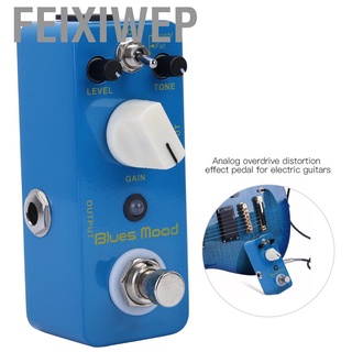 Feixiwep Electric Guitar Pedal True Bypass Effect Bright/Fat Full Metal Shell for Professionals Musical Instrument