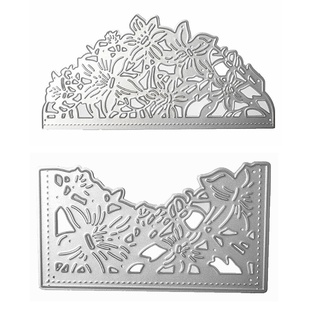 Stat flor cubierta de Metal troqueles de corte plantilla Scrapbooking DIY álbum sello tarjeta de papel grabado